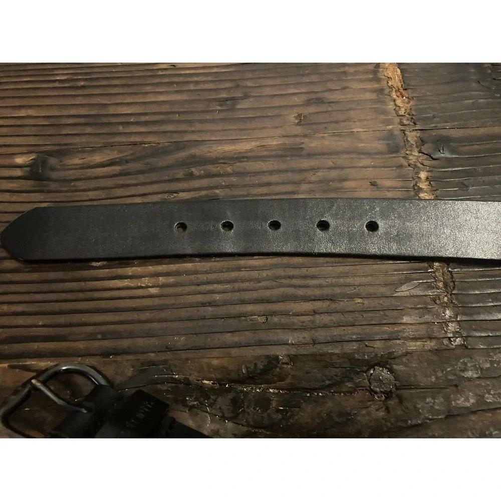Carhart Belt Men's Size Large Black  Genuine Leather Workwear Rugged